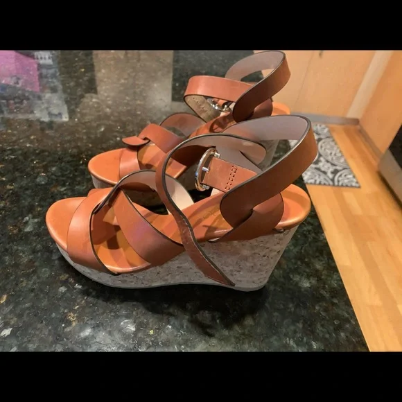 Jimmy Choo Brown Wedges - Picture 4 of 5
